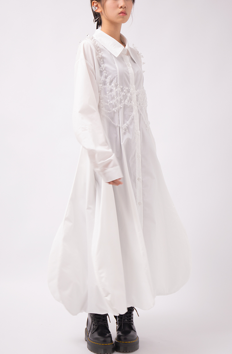 ハーネス付きバルーン ワンピース